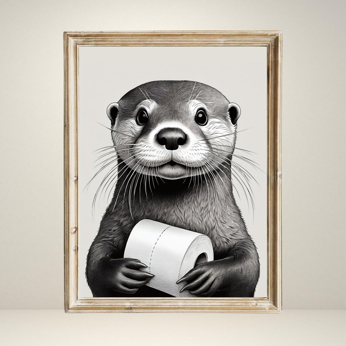 Cute Bathroom Otter - Animal Lover Decor - Image 5