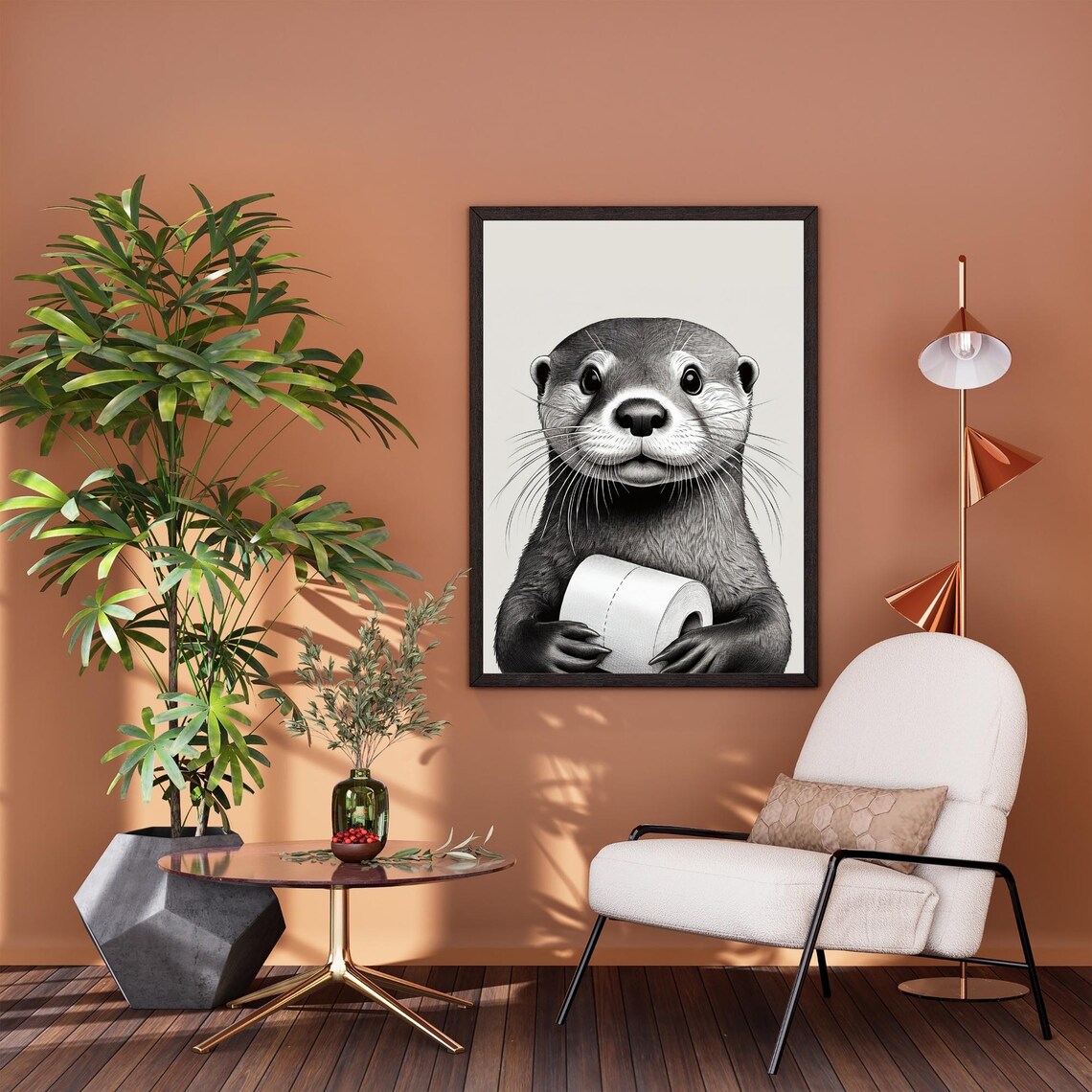 Cute Bathroom Otter - Animal Lover Decor - Image 4