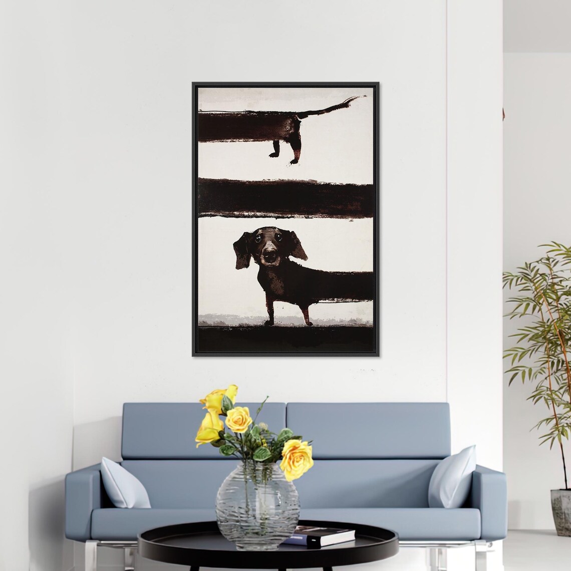 Abstract Dog Art Print, Modern Home Decor - Image 3