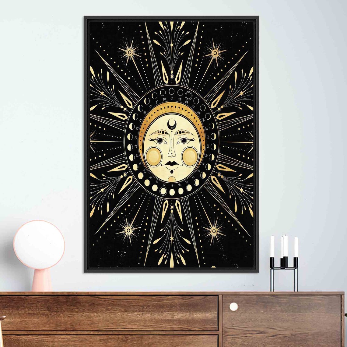 Chiromancy Art Horoscope Zodiac Poster, Gift For Him - Image 3