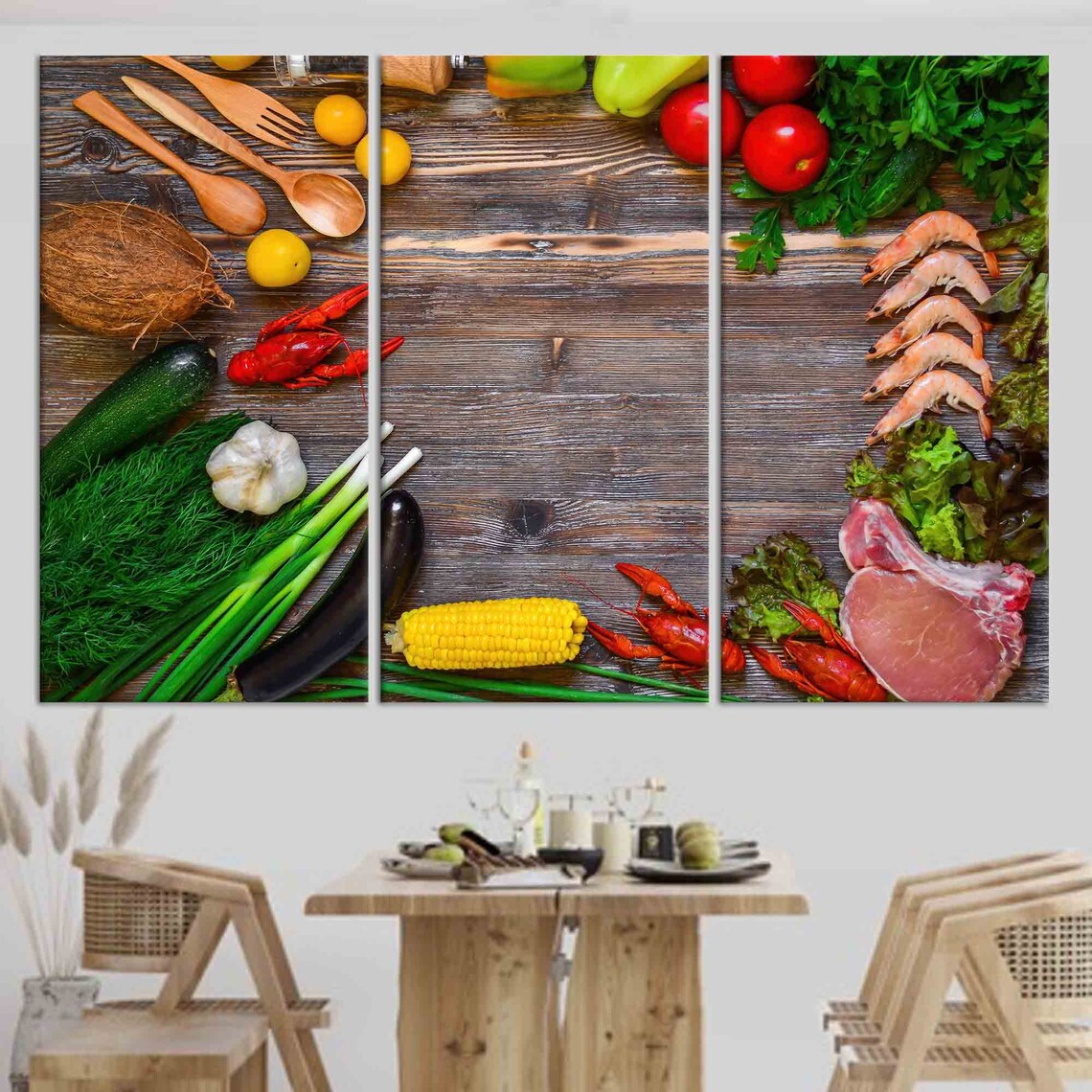 Colorful Vegetables Wall Art, Kitchen Wall Decor - Image 4