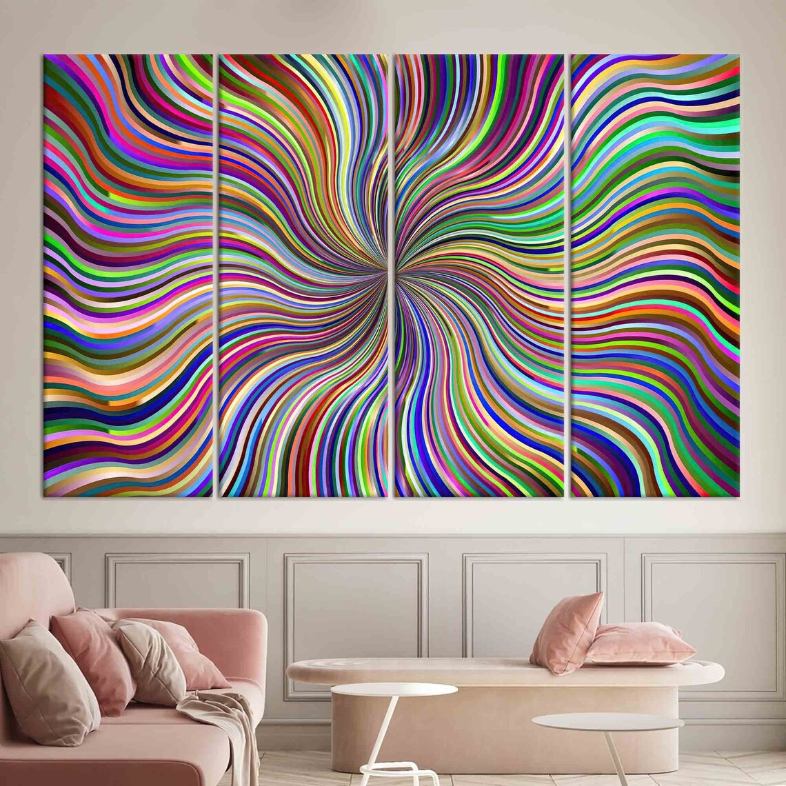 Colorful Illusion, Modern 3D Glass Art - Image 3