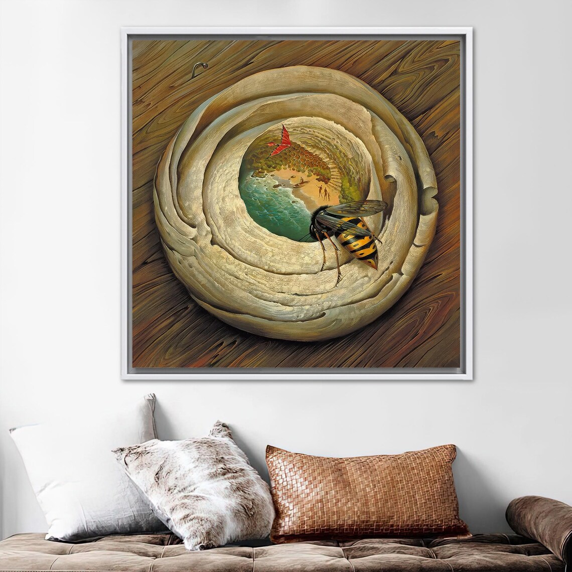 Bee Art Surreal Abstract Artwork, Vladimir Kush - Image 4