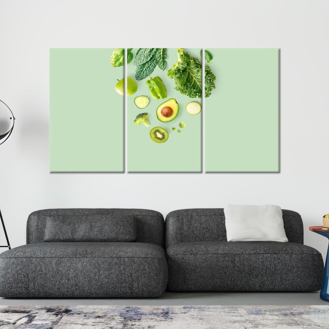 Kiwi Glass Art, Minimalist Wall Decoration - Image 4