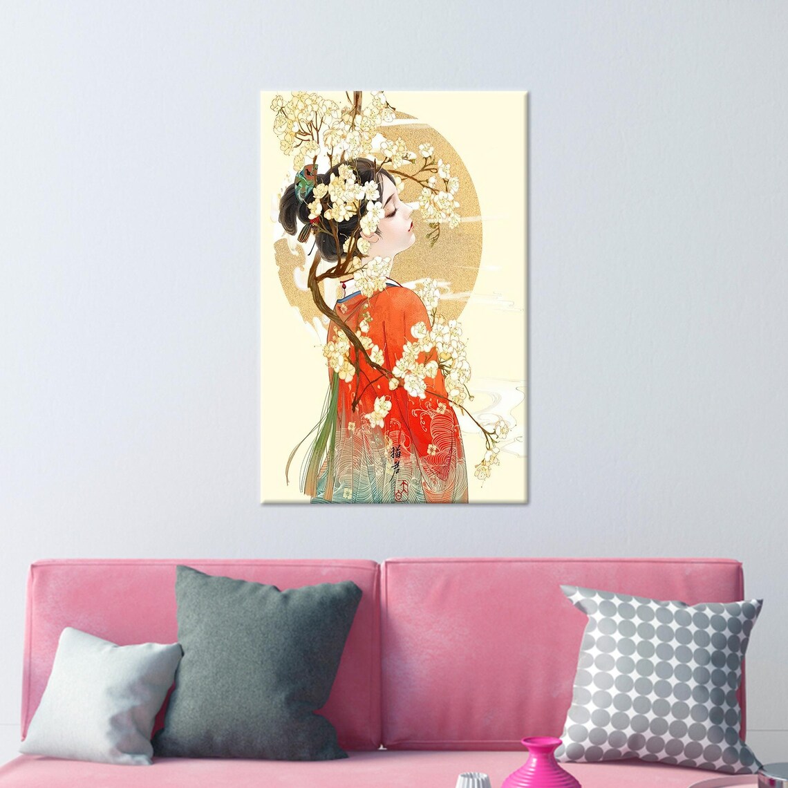 Japanese Woman, Modern Japanese Culture Art Print - Image 4