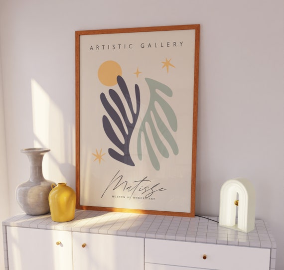 Matisse Wall Art Vintage Exhibition Poster Above Bed Art Matisse Print Matisse Abstract Art Print Minimalist Print