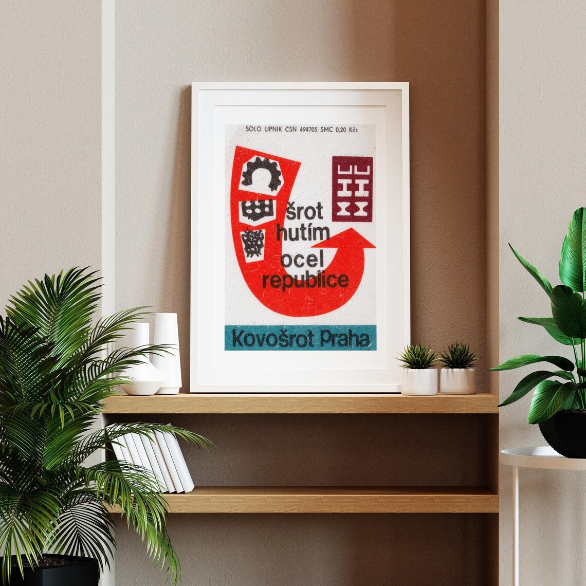 Kovosrot Prague Scrap Steel Republic Red Arrow Vintage Poster - Image 2