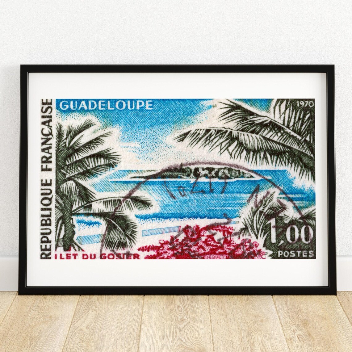 Tropical Beaches Vintage Poster Print, Aesthetic