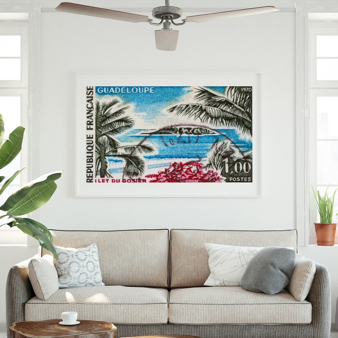 Tropical Beaches Vintage Poster Print, Aesthetic - Image 3