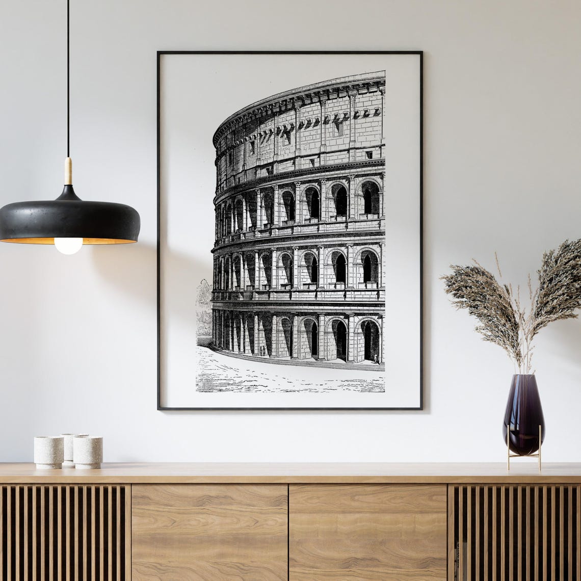 Colosseum Rome Restored View Ancient Amphitheater Vintage Poster - Image 4