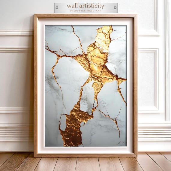 Kintsugi Art Print, Wabi Sabi Inspired