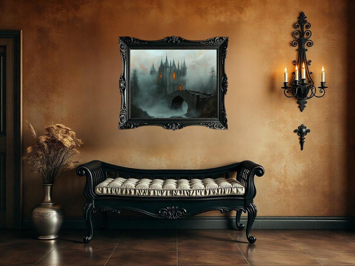 Haunted Gothic Castle, Spooky Halloween Decor - Image 2