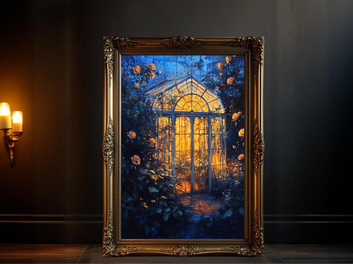 Enchanting Garden - Traditional Travel Poster