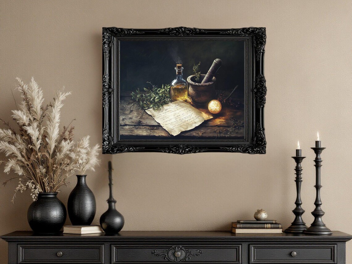 Vintage Apothecary Poster, Rustic Medicine Decor - Image 3