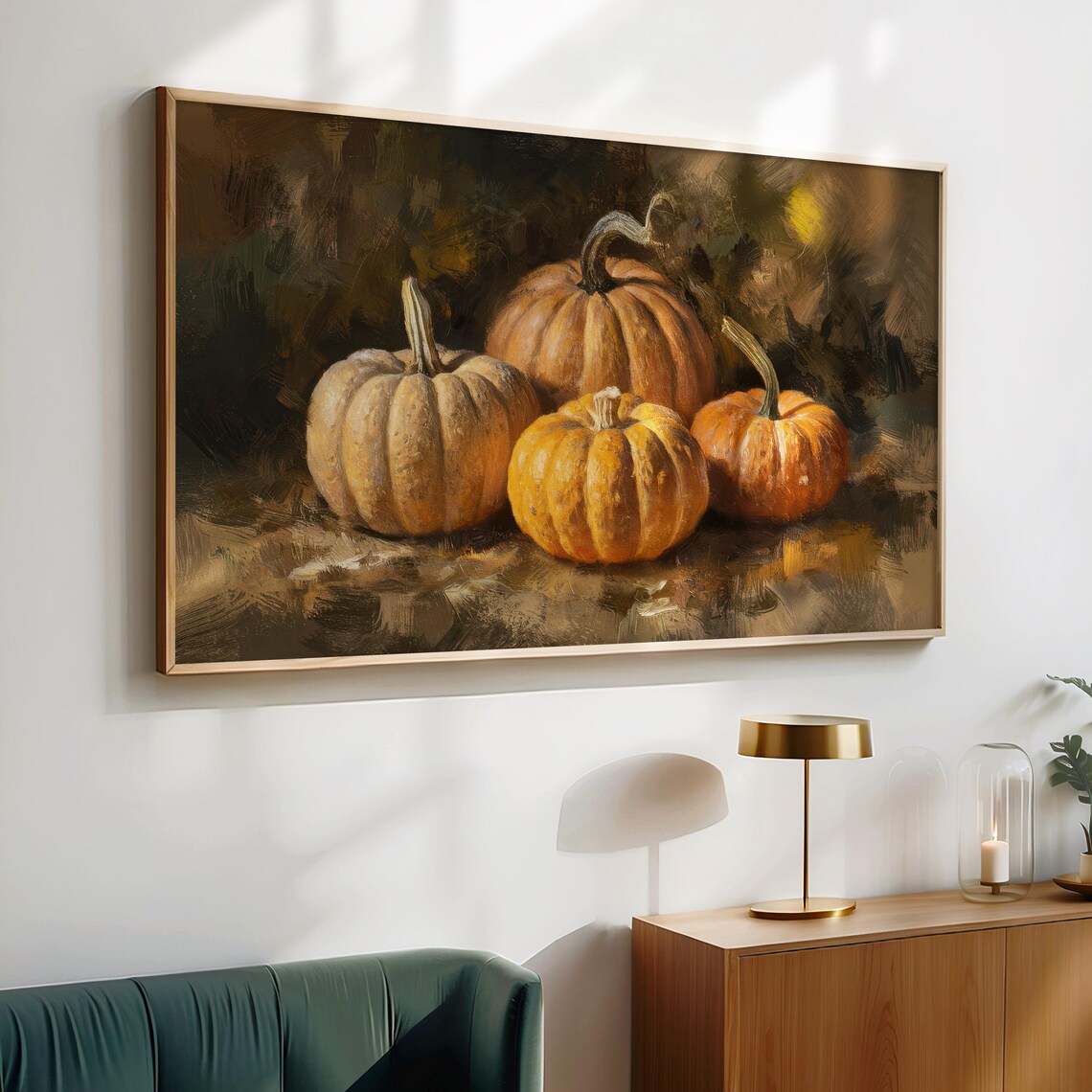 Fall Rustic Pumpkin Painting, Farmhouse Art Print - Image 4