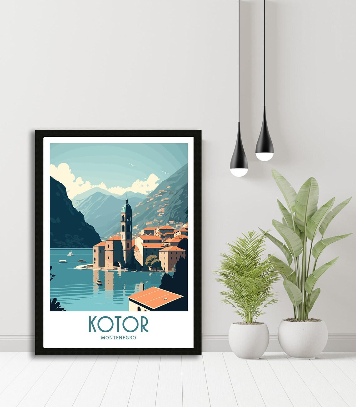 Kotor Travel Poster, Montenegro Scenic Art Print - Image 5