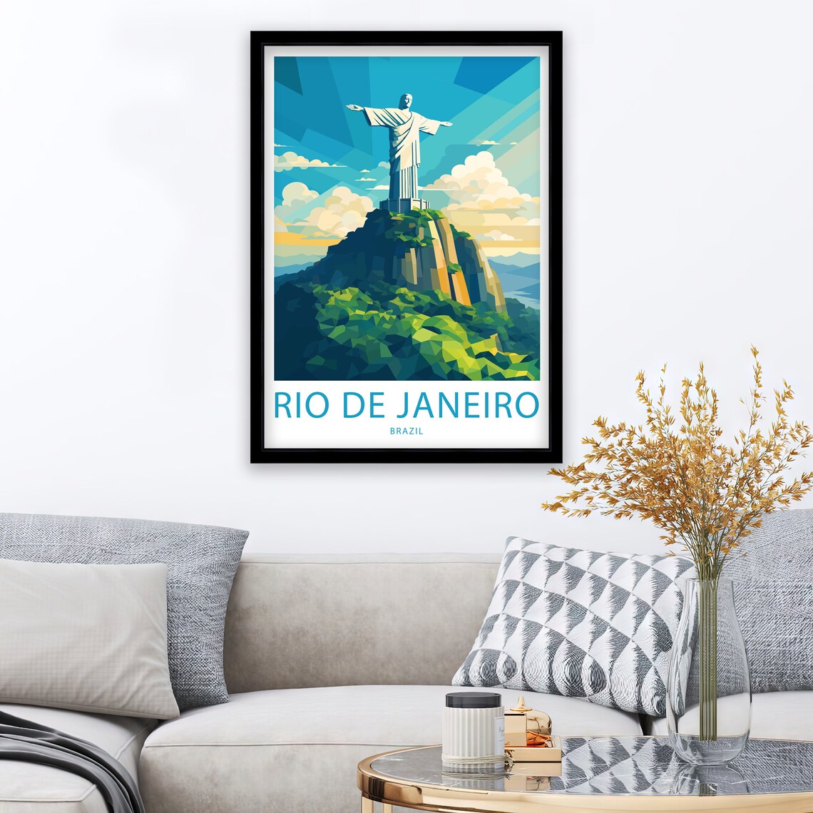 Rio De Janeiro Brazil Travel Poster Art Print - Image 2
