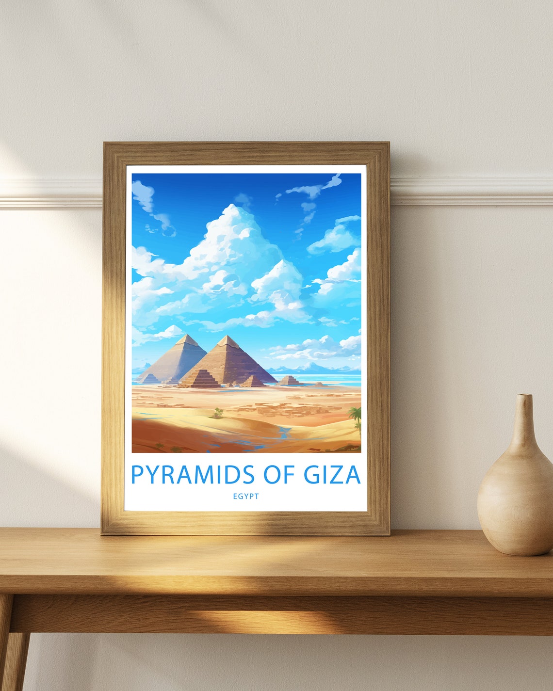 Pyramids Of Giza Print Pyramids Of Giza Poster Home Dcor Pyramids Of Giza Wall Art Pyramids Of Giza Wall Decor Pyramids Of Giza Poster - Image 3