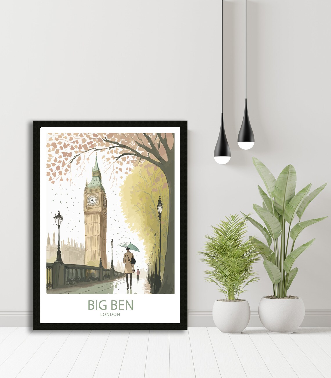 Big Ben Art Print Big Ben London Print London Wall Art Big Ben Print London Travel Poster Big Ben Wall Art Big Ben Poster - Image 4