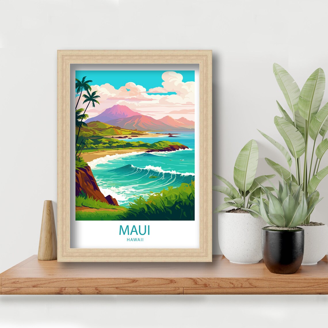 Maui Travel Poster, Hawaii Wall Decor - Image 5