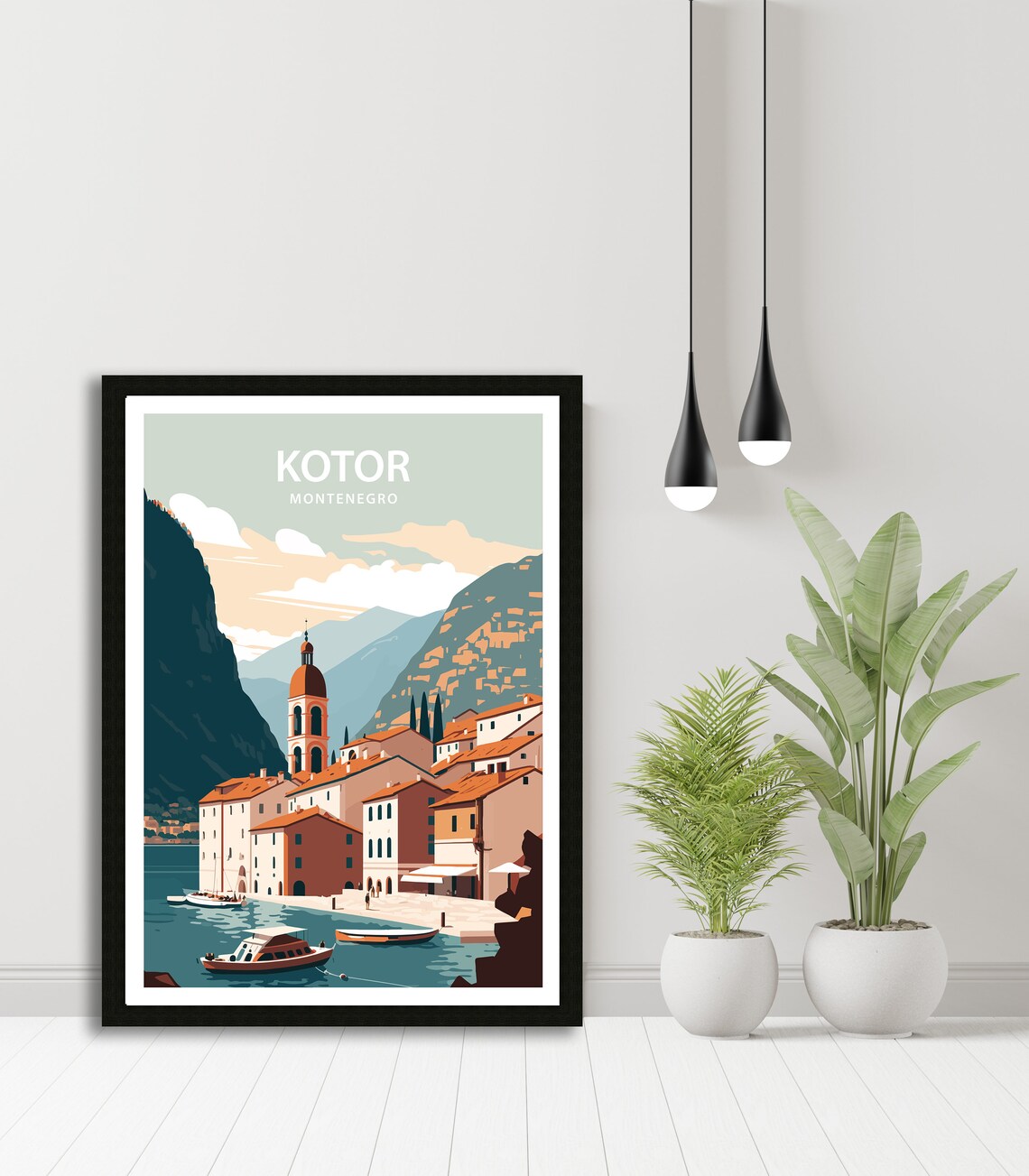 Kotor Travel Poster, Montenegro Scenery Art Print - Image 5