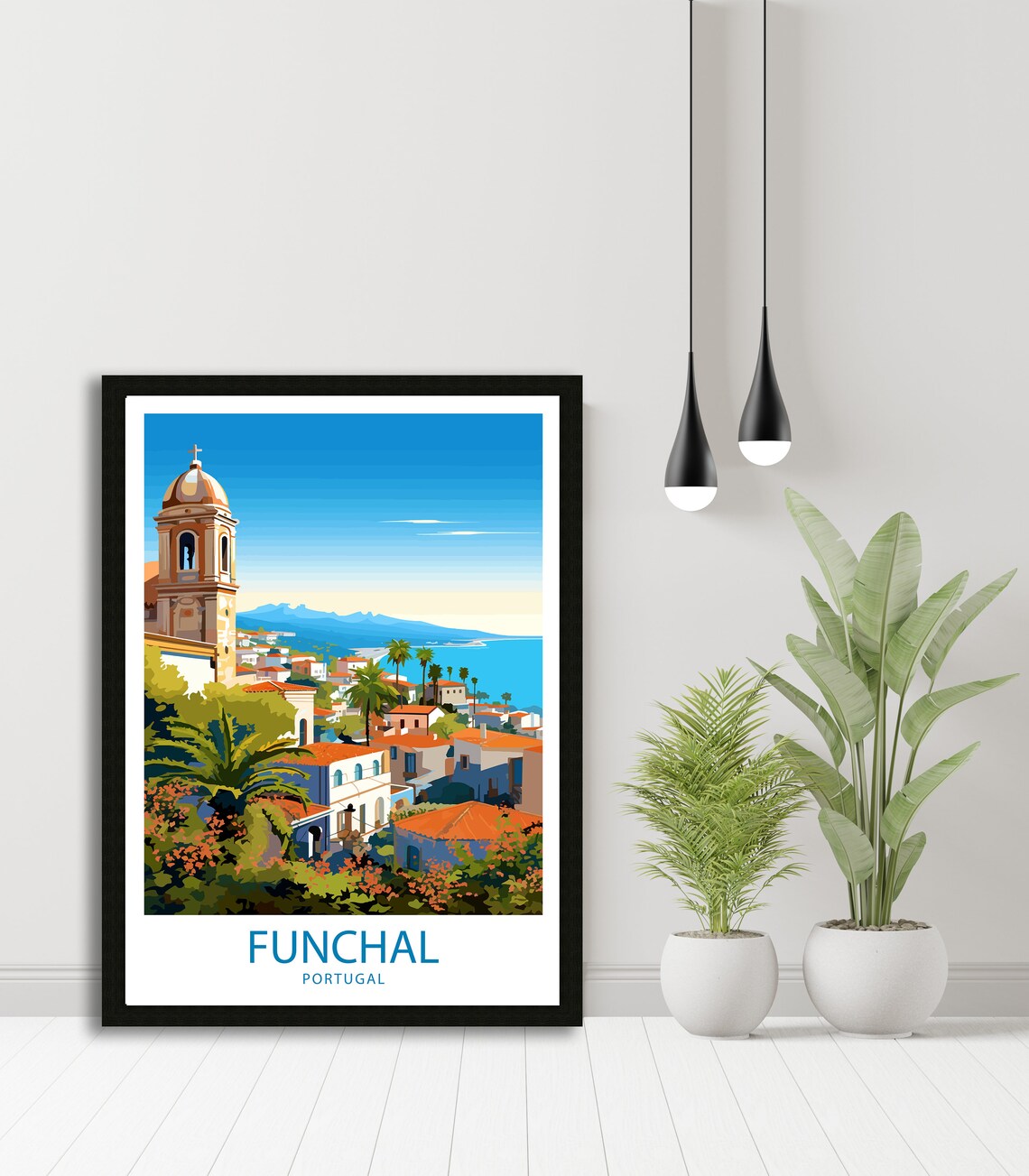 Funchal Travel Art Poster Gift For Funchal - Image 3