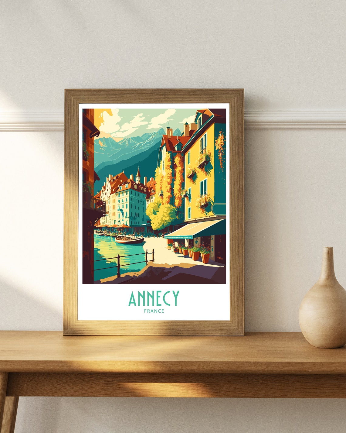 Annecy Travel Print Annecy Poster Home Dcor Annecy France Art Print Annecy France Room Print Annecy France Wall Decor Annecy France Gift - Image 4