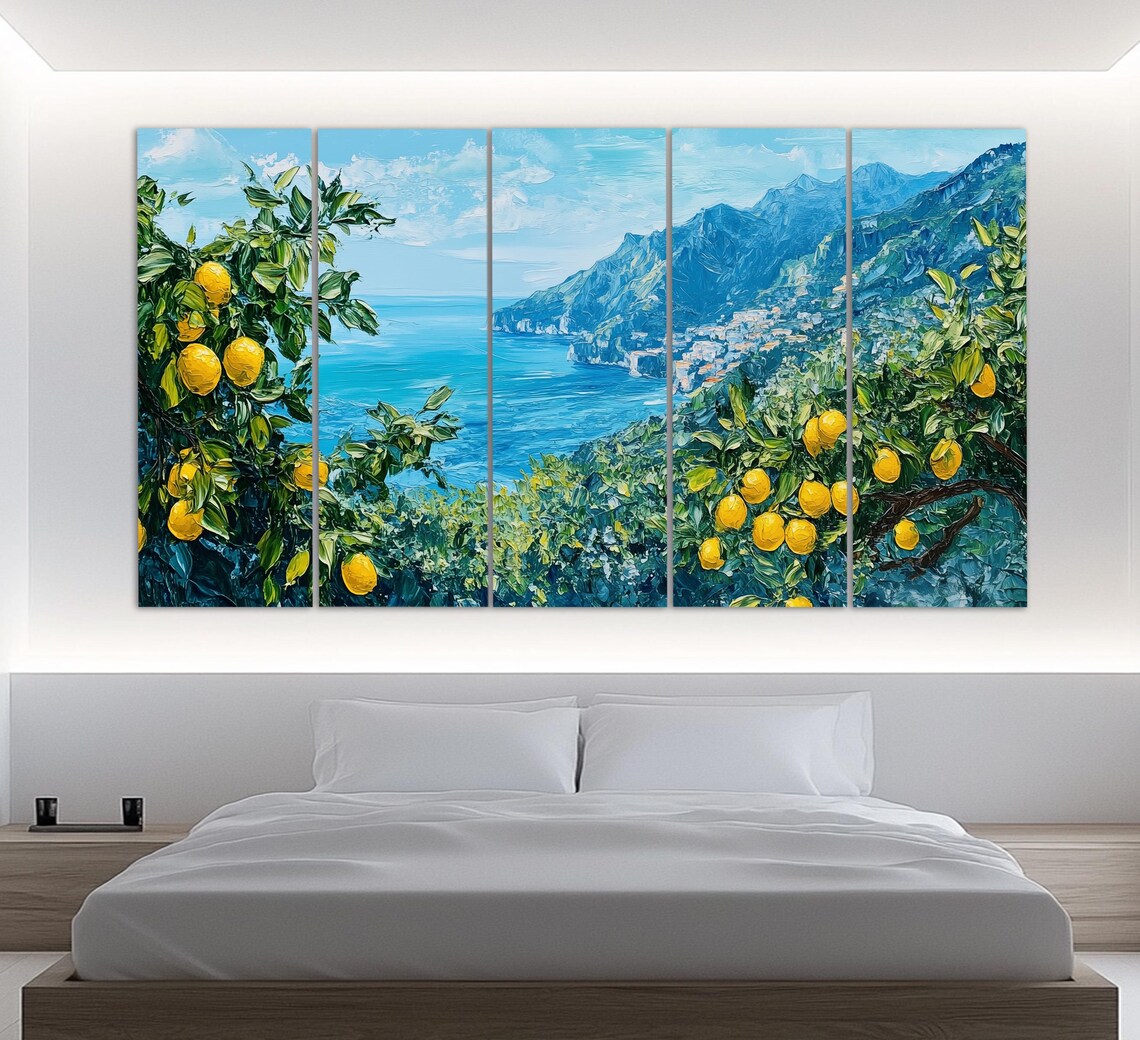 Amalfi Lemon Groves, Vintage Italy Travel Poster - Image 4