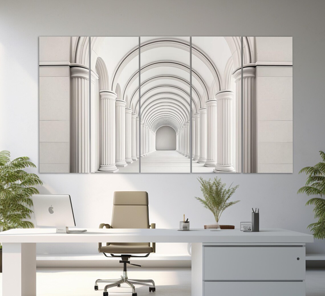 Minimalist Archway Poster, Architect Studio Decor - Image 5