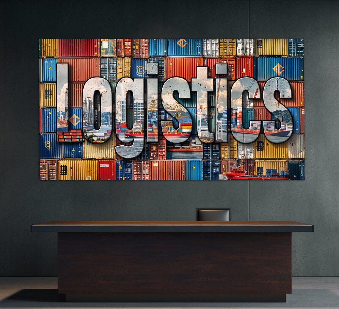 Logistics Office Wall Art, Cargo Shipping Poster - Image 6