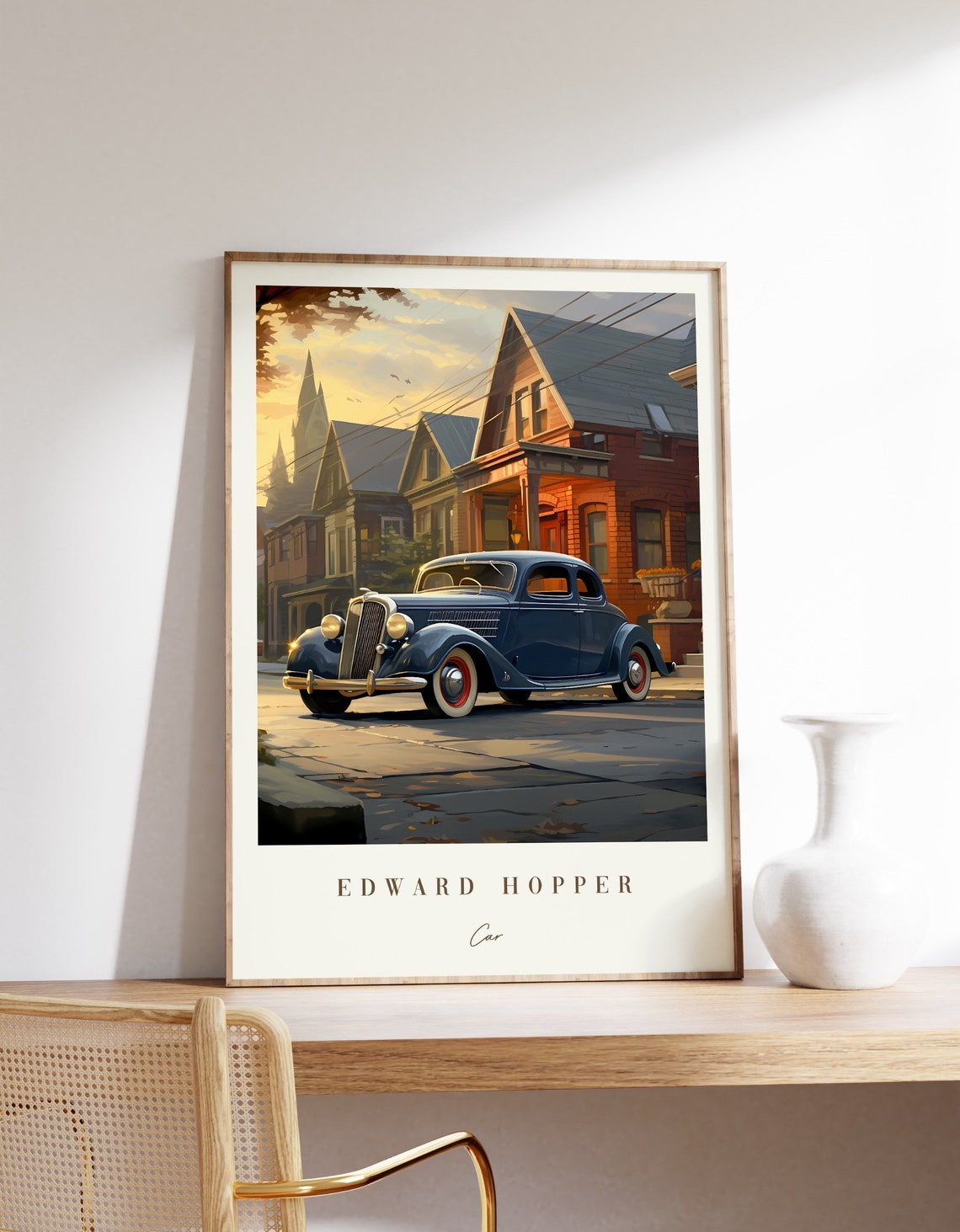 Car Print, Edward Hopper Poster