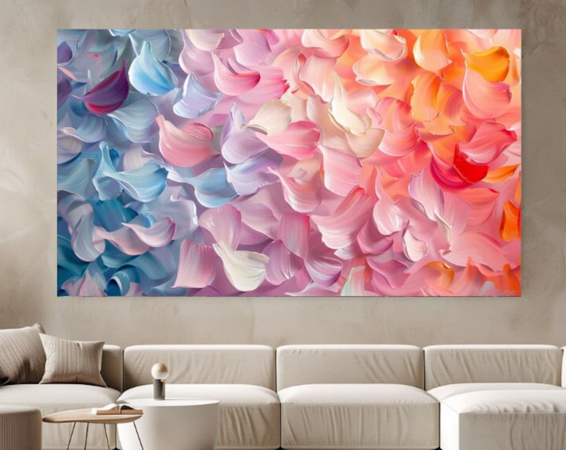 Abstract Colorful Painting II, Modern Wall Art Print