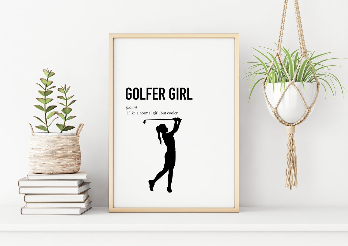 Golf Gifts For Girls Gifts For Mom Retirement Gifts For Women Golf Lover Gift Golfer Gifts Golf Gifts For Women Wall Art - Image 2