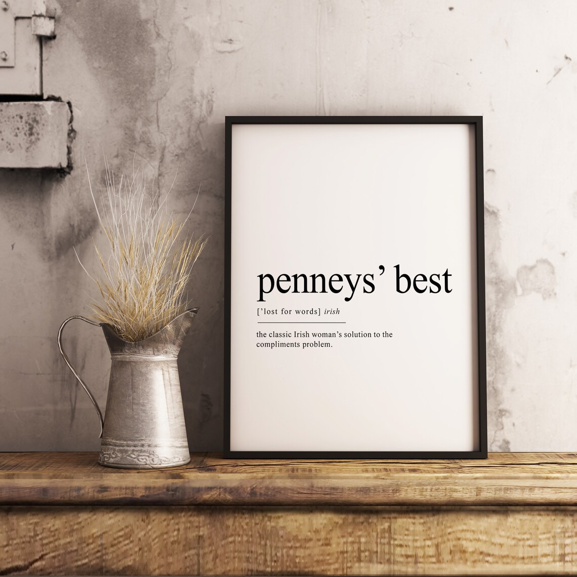 Penneys Best Funny Irish Sayings Wall Art Print - Image 2
