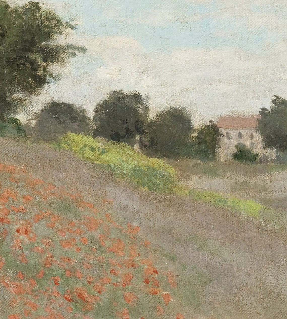 Monet Poppies Blooming Field Vintage Impressionist Art Poster - Image 2