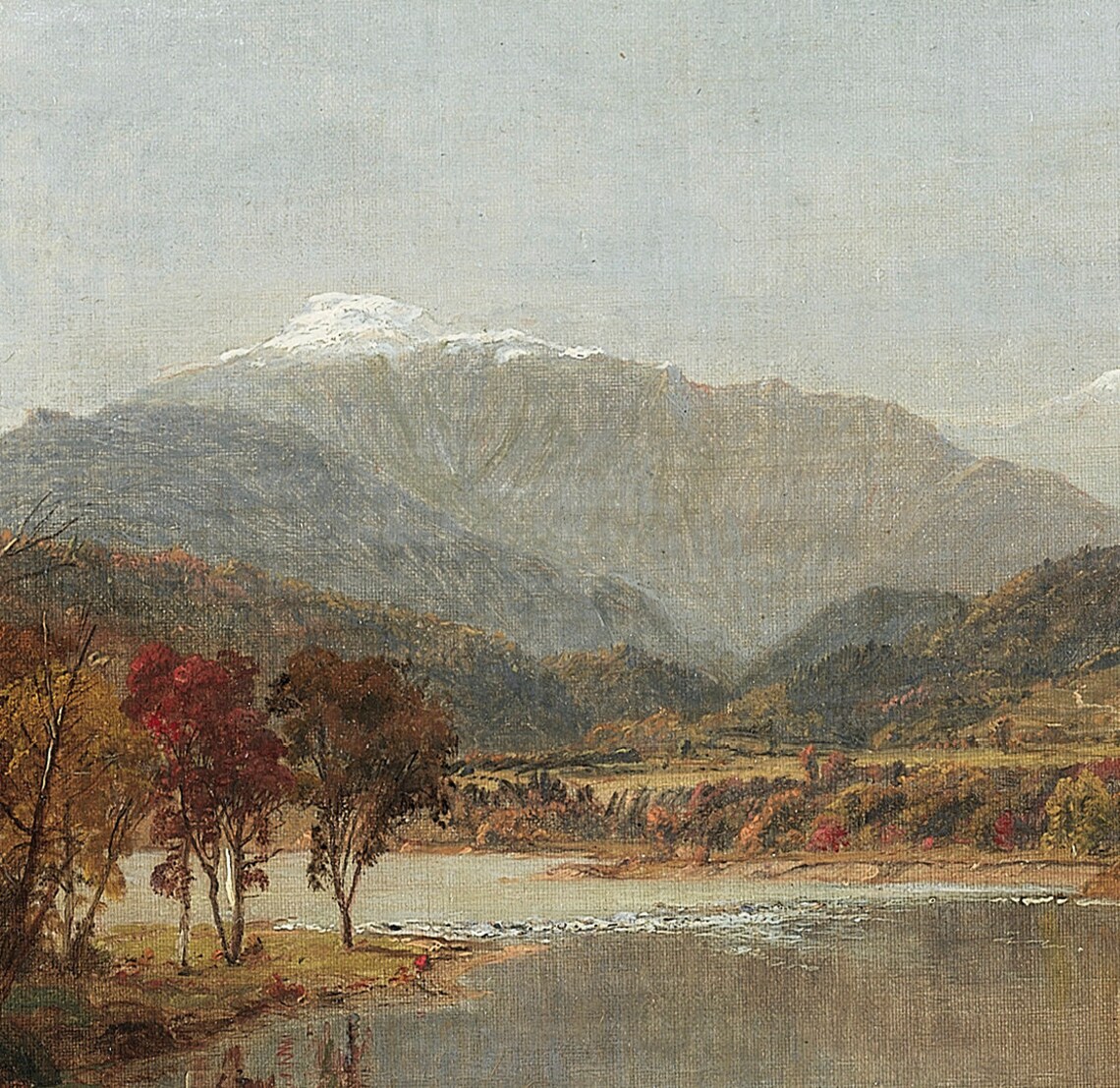 Autumn Landscape Cottagecore Wall Art Print - Image 2