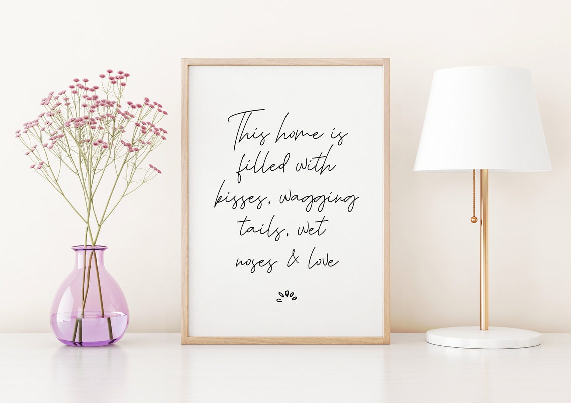 Dog Print Dog Lovers Poster Dog Lover Gift Dog Mom Gifts Cat Mom Gift Pet Prints Pet Home Decor Gift For Dog Owners Gifts For Dog Lover - Image 2