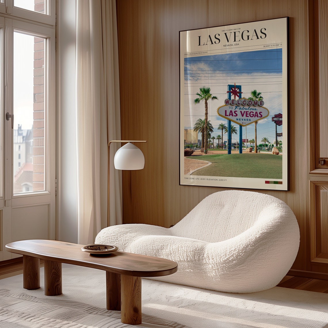 Travel Poster Las Vegas Strip Poster Las Vegas Sign Print Las Vegas Wall Art For Living Room Large Modern Office Cities Wall Art - Image 4