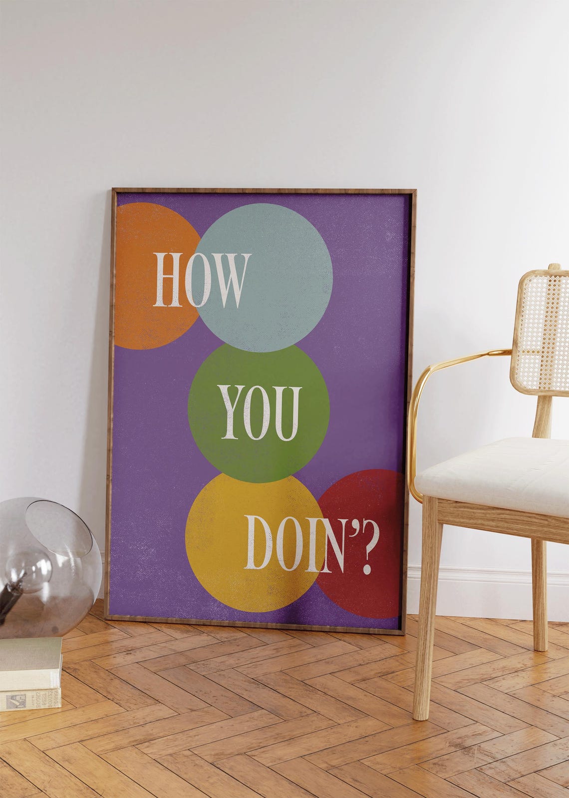 How You Doin Poster Friends Wall Art Friends Poster Friends Decor Friends Merch Joey Friends Gift For Friends Fan - Image 3
