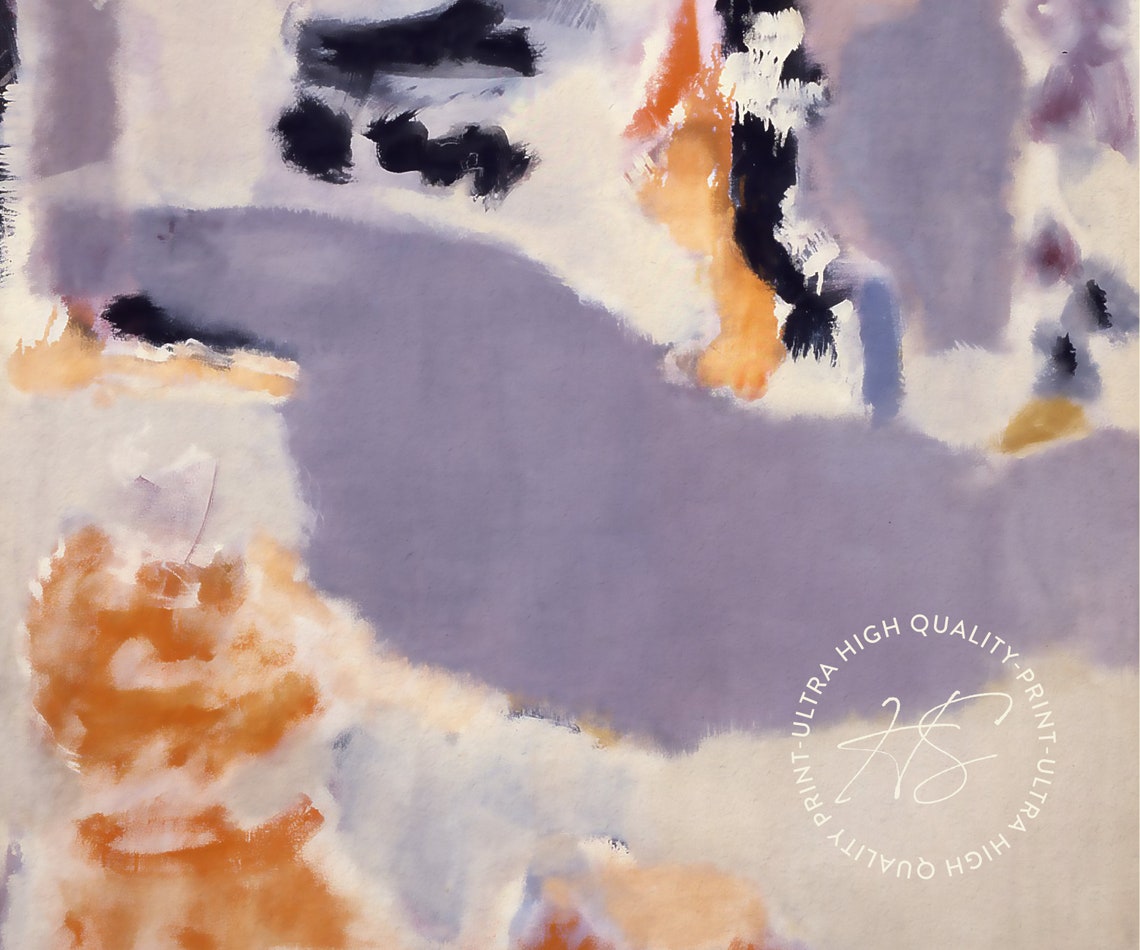 Mark Rothko Untitled 14B 1947 Purple Orange Abstract Exhibition Poster - Image 4