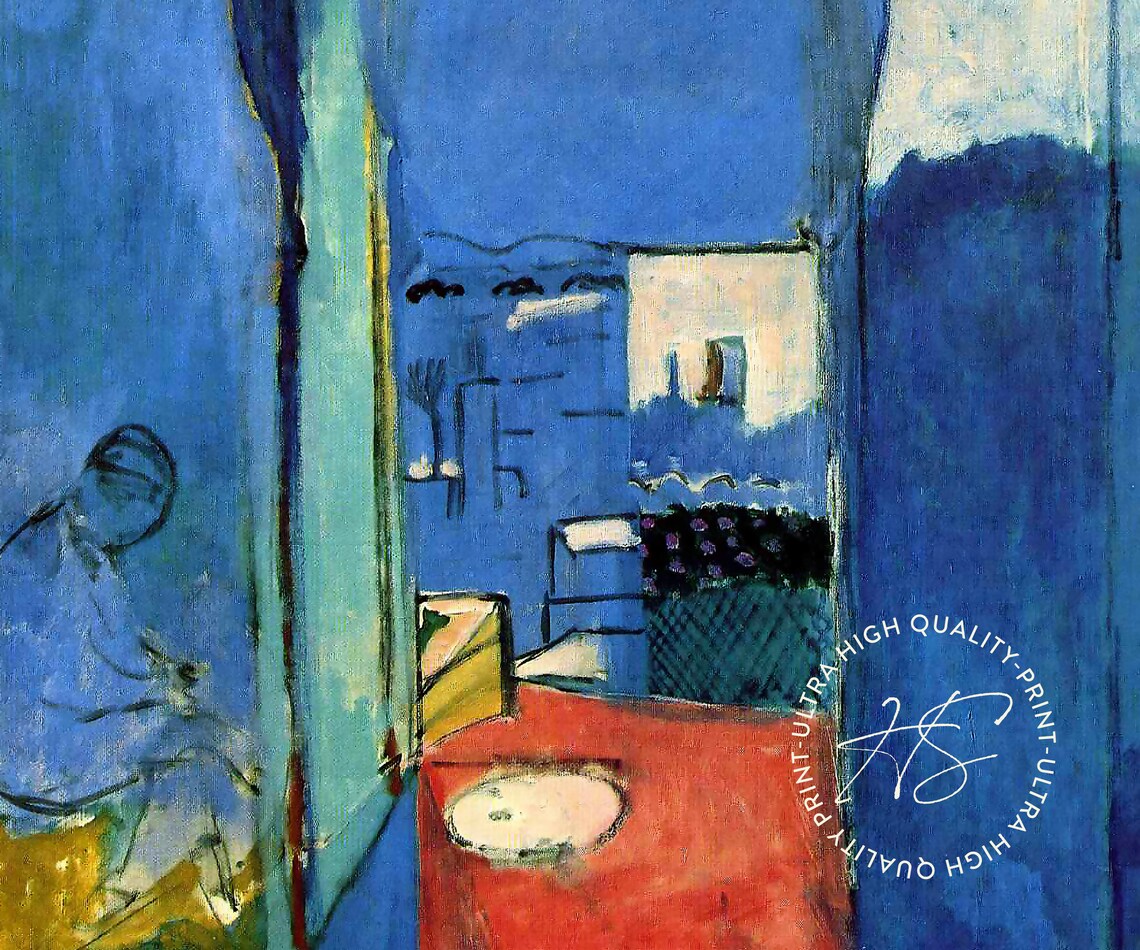 Henri Matisse Entrance To The Kasbah 1912 Blue Moroccan Archway Art Print - Image 4