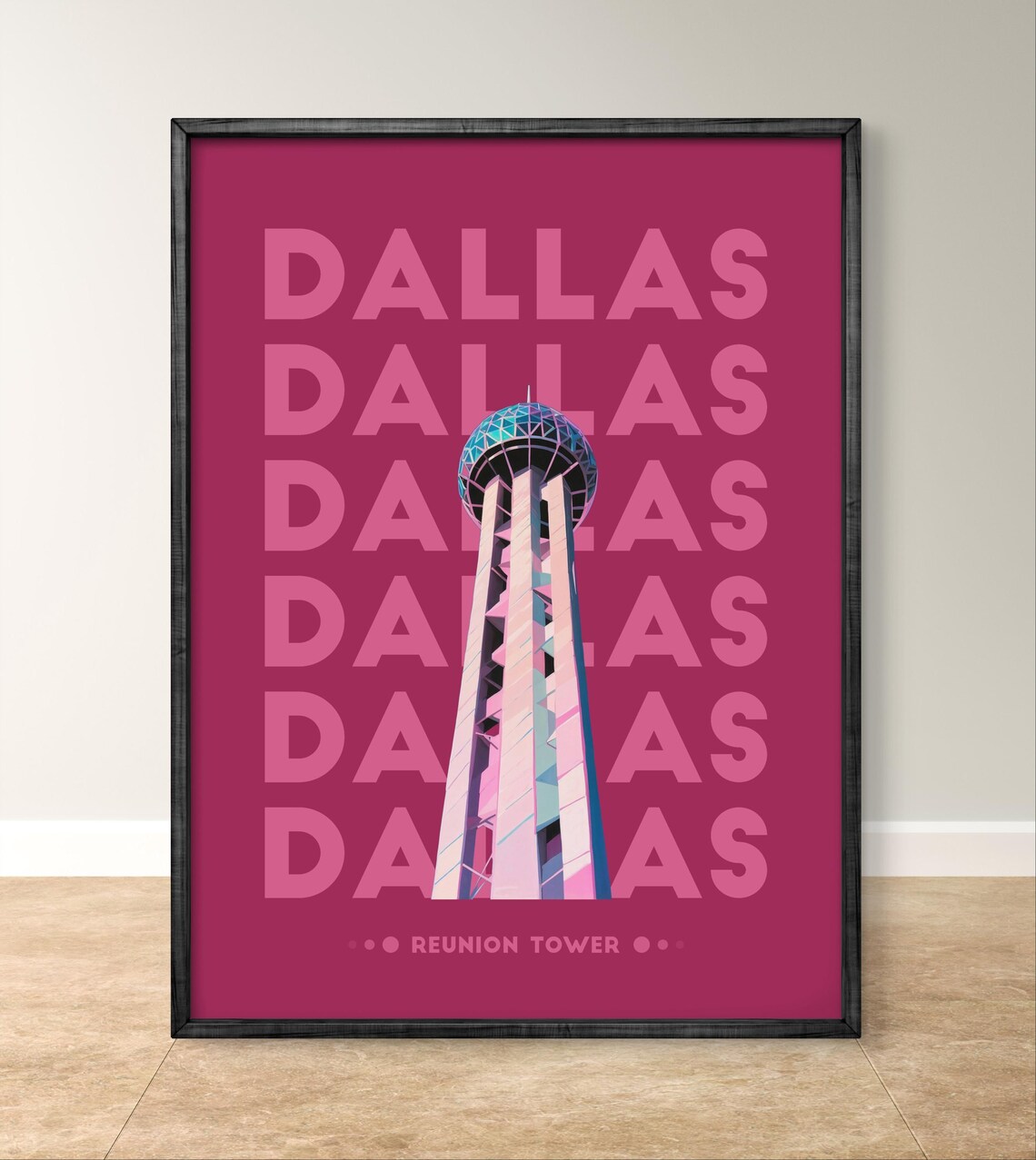 Dallas Reunion Tower, Modern Texas Skyline - Image 2