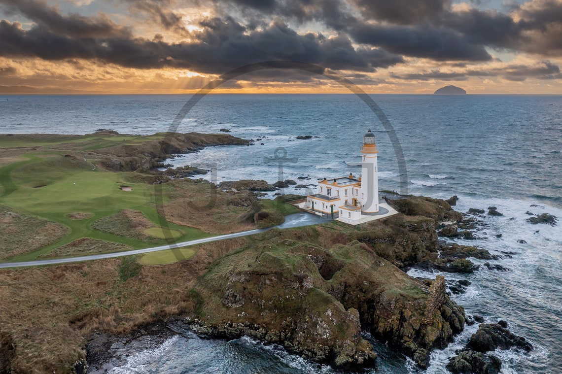 Turnberry Lighthouse South Ayrshire Scotland Sunset Coast Poster - Image 3