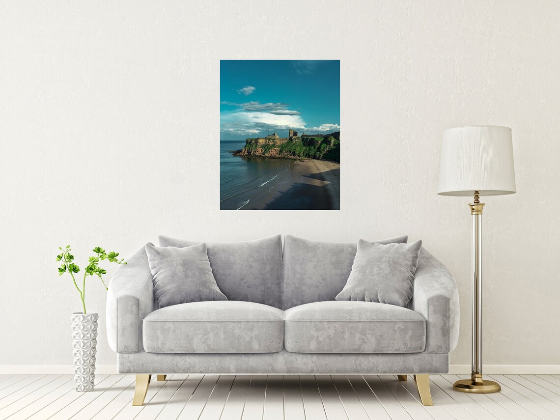 Tynemouth Priory and Castle Beach, Travel Poster - Image 2