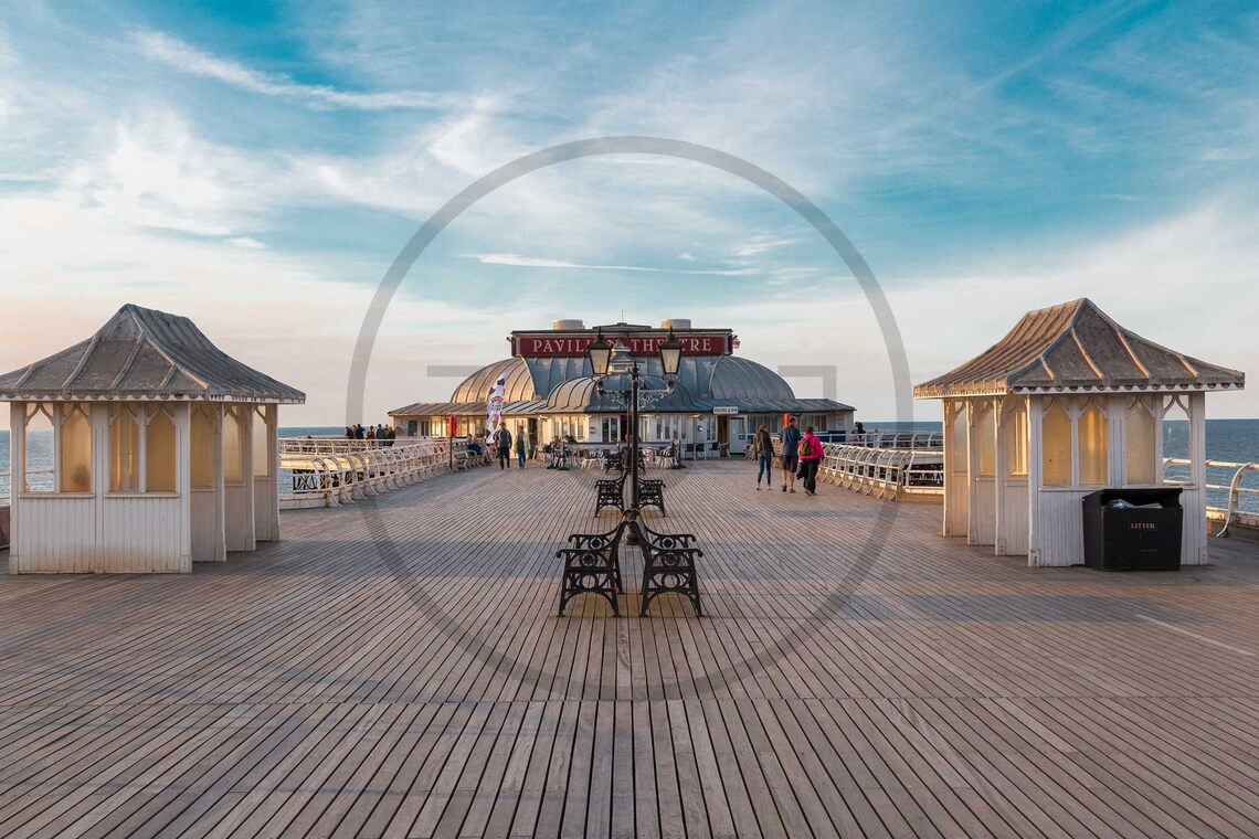 Cromer Pier Pavilion Theatre Victorian Seaside Boardwalk Norfolk Poster - Image 3