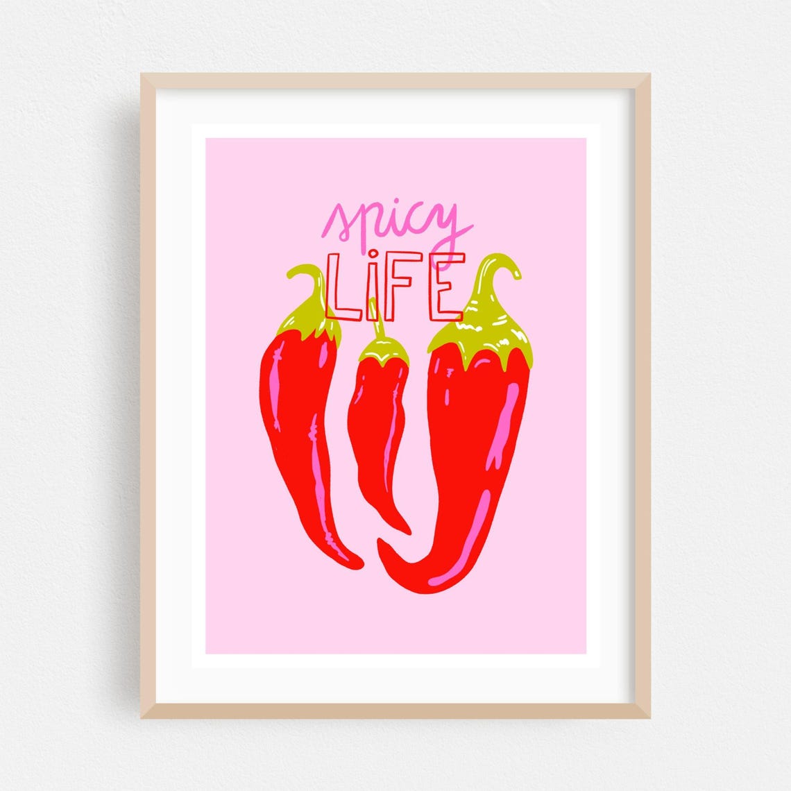 Quote Print Pop Wall Art Humor Framed Modern Home Decor Typography Poster Kitchen Fine Illustration