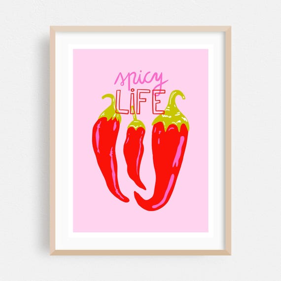 Quote Print Pop Wall Art Humor Framed Modern Home Decor Typography Poster Kitchen Fine Illustration