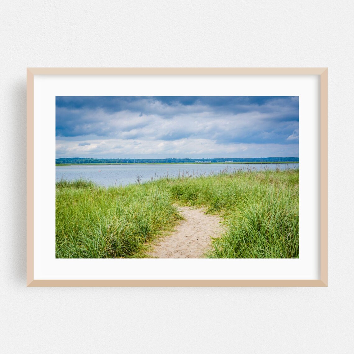 Hampton New Hampshire Coastal Landscape, Art Print