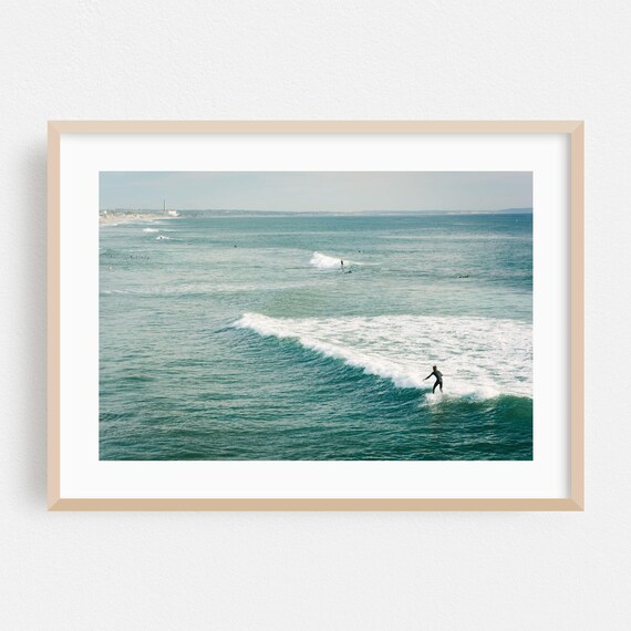 Oceanside Print Wall Art Surf Framed Waves Home Decor Ocean Poster Beach Fine Coast Surfboard House