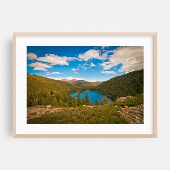 Lake Print Nature Wall Art Scenic Framed Landscape Home Decor Forest Poster Mountain Fine Wilderness Photography